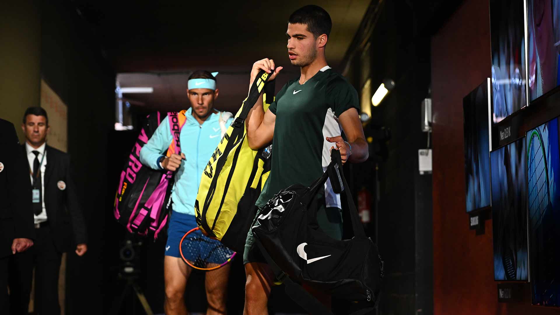 Carlos Alcaraz and Rafael Nadal, who played against each other in Madrid in 2022, are contemplating a doubles run at the Paris Olympics.